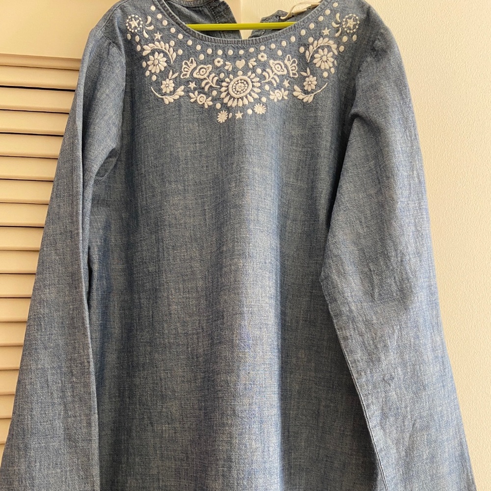 Lands' End Girl's Shirtdress; Size Girl's 16 Plus